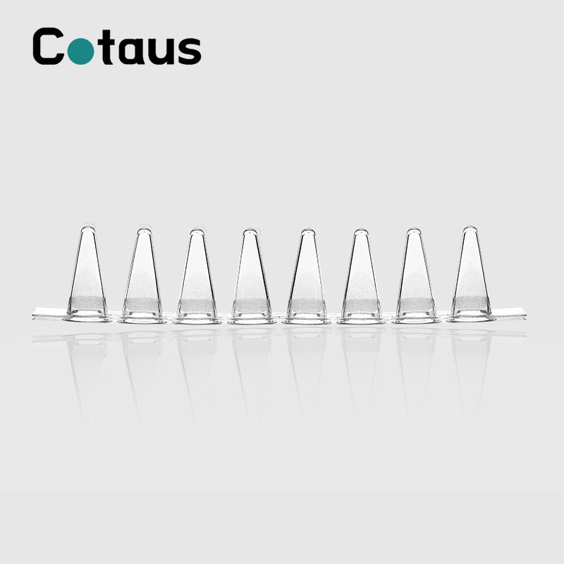 0.1ml Şeffaf PCR 8-Strip Tüpler